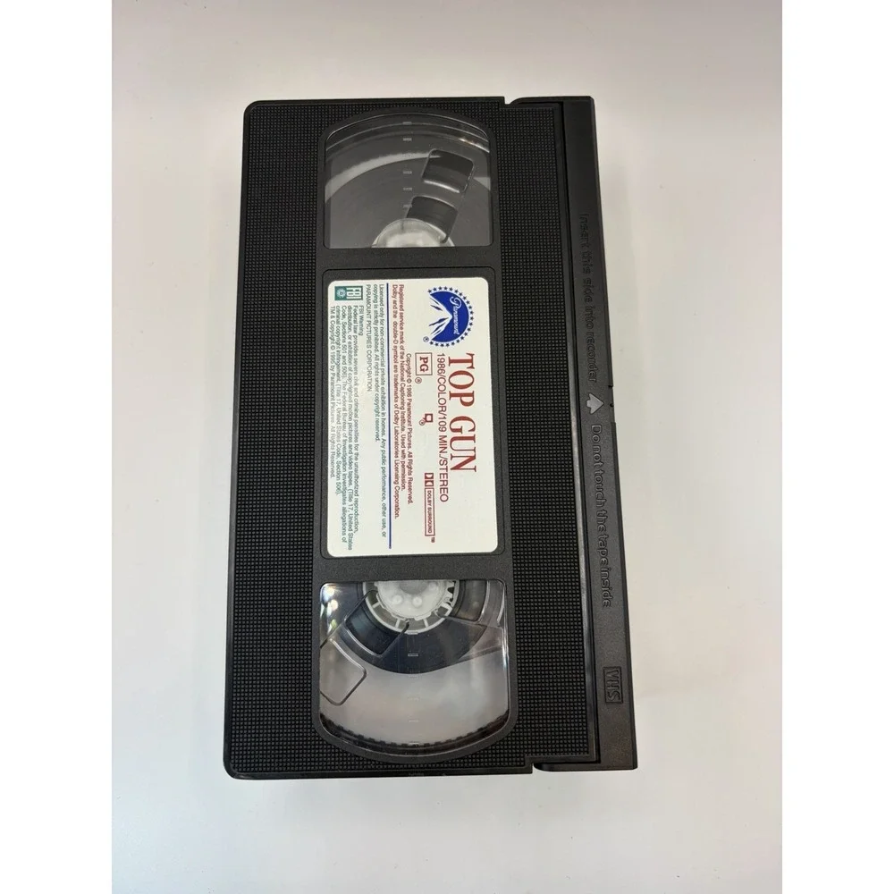 Top Gun VHS 1986 - Tom Cruise, Kelly Mcgillis, Val Kilmer